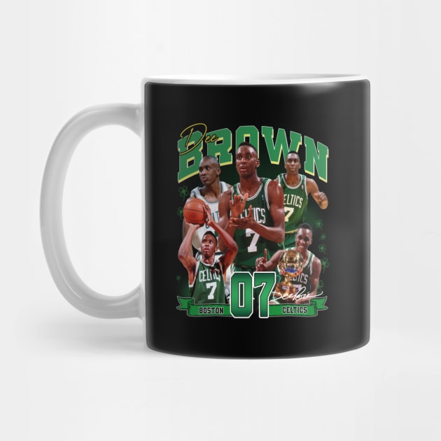 Dee Brown Basketball Legend Signature Vintage Retro 80s 90s Bootleg Rap Style by CarDE
